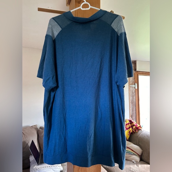 Abercrombie Men’s Sweater Polo V-Neck Collared Shirt - Picture 2 of 3